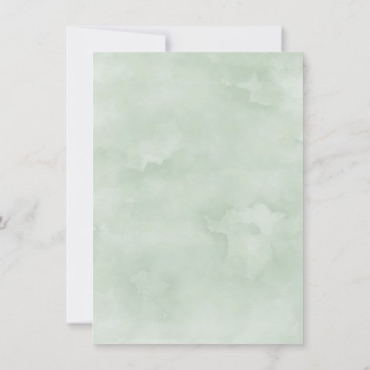 Boho Succulent Greenery Bachelorette Party Kaart (Achterkant)