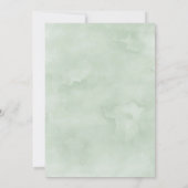 Boho Succulent Greenery Engagement Party Kaart (Achterkant)