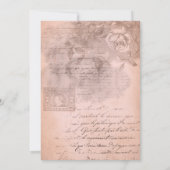 Boho Succulent Waterverf Green Coral Baby shower Kaart (Achterkant)