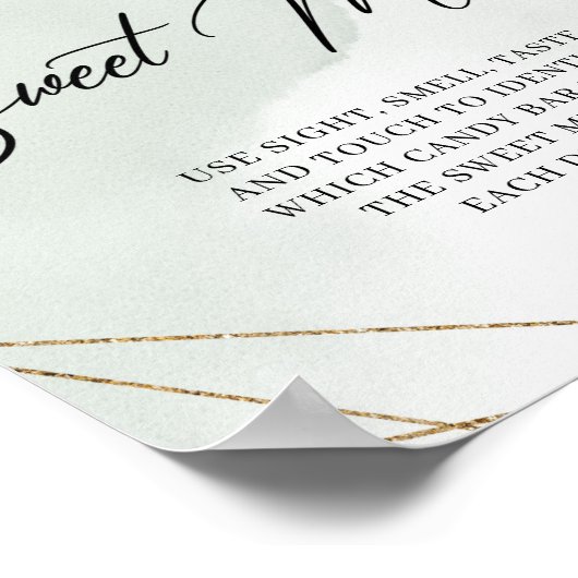 Boho succulente eucalyptus Raad de zoete makreel Poster (Hoek)