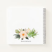 Boho Succulents Floral Wreath  Notitieboek (Achterkant)
