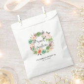 Boho Succulents Floral Wreath Sweet Sixteen Bedankzakje (Geknipt)