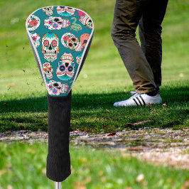 Boho Sugar Skulls Golfheadcover