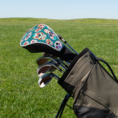 Boho Sugar Skulls Golfheadcover (Insitu)