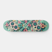 Boho SugarSkulls Persoonlijk Skateboard (Horizontaal)