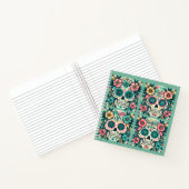 Boho SuikerSchedels Notitieboek (Binnen)