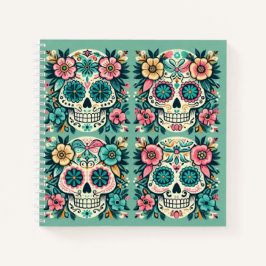 Boho SuikerSchedels Notitieboek