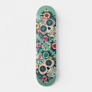 Boho SuikerSchedels Persoonlijk Skateboard
