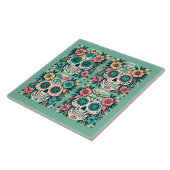 Boho SuikerSchedels Tegeltje (Zijkant)