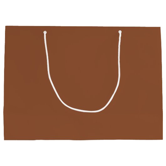 Boho Summer Brown Terracotta Trendy Happy Birthday Groot Cadeauzakje (Achterkant)