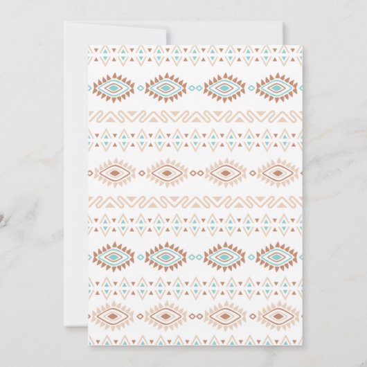 Boho Summer SouthWestern Wedding Uitnodiging (Achterkant)