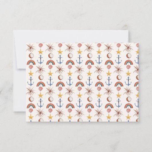 Boho Summer Surf | Foto bedankt (Achterkant)