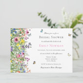 Boho Summer Wildflower Vrijgezellenfeest Kaart (Staand voorkant)