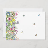 Boho Summer Wildflower Vrijgezellenfeest Kaart (Achterkant)