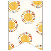 Boho Sun 1e verjaardag foto banner (Eerste vlag)