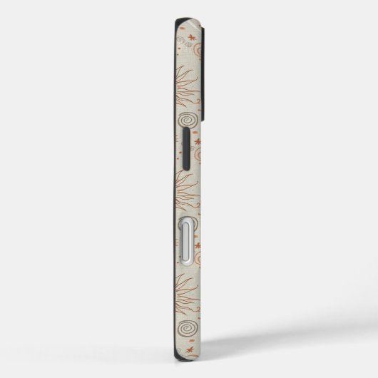 Boho Sun and Moon Pattern Case-Mate iPhone Case (Achterkant / Rechts)