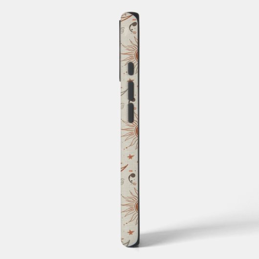 Boho Sun and Moon Pattern Case-Mate iPhone Case (Achterkant / Links)
