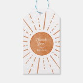 Boho Sun Baby shower Cadeaulabel (Voorkant)