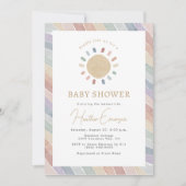 Boho Sun Baby shower Kaart (Voorkant)