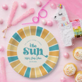 Boho Sun Baby shower Paper Borden Papieren Bordje (Feest)