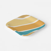 Boho Sun Baby shower Paper Borden Papieren Bordje (Gebogen)