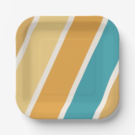 Boho Sun Baby shower Paper Borden Papieren Bordje (Voorkant)