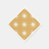 Boho Sun Baby shower Paper Napkins Servet (Hoek)