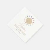 Boho Sun Baby shower Servet (Hoek)