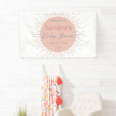 Boho Sun Baby shower Spandoek (Insitu)