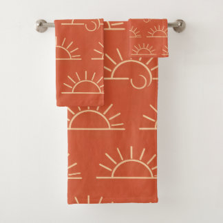 Boho Sun Badkamer Handdoeken Set