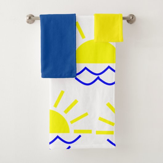 Boho Sun Bath Towel Set Bad Handdoek (Insitu)