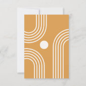 Boho Sun Bedankkaart | Zon Bedankkaarten (Achterkant)