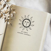 Boho Sun | Boekplaat Uit De Bibliotheek Van Naam B Rubberstempel