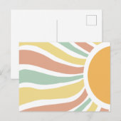 Boho sun briefkaart (Voorkant / Achterkant)