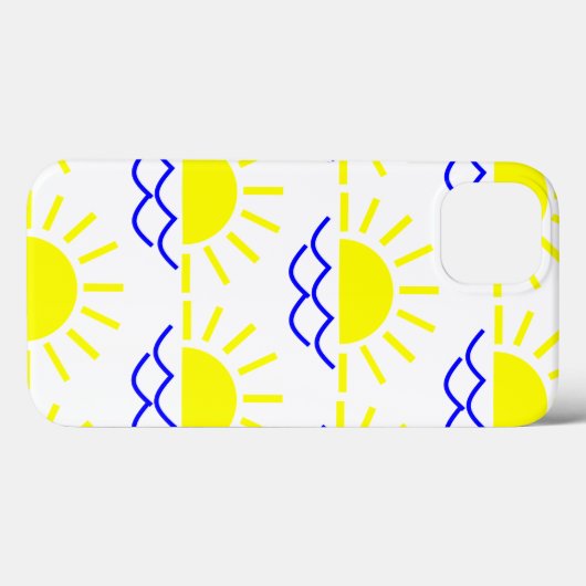 Boho Sun Case-Mate iPhone Case (Achterkant (horizontaal))