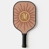 Boho Sun Custom Inital Pickleball Paddle (Achterkant)