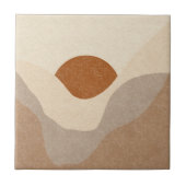 Boho Sun Desert Sand Tegeltje (Voorkant)
