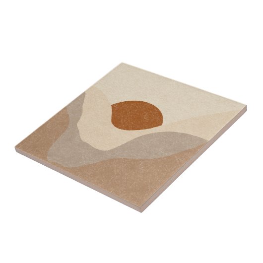 Boho Sun Desert Sand Tegeltje (Zijkant)