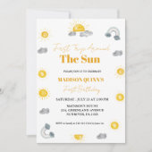 Boho Sun Eerste reis rond de zon 1e verjaardag Kaart (Voorkant)