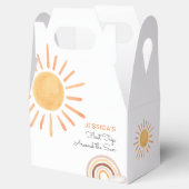 Boho Sun Favors Summer Little Sunshine Birthday Bedankdoosjes (Geopend)