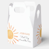 Boho Sun Favors Summer Little Sunshine Birthday Fa Bedankdoosjes (Geopend)