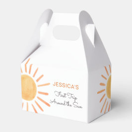 Boho Sun Favors Summer Little Sunshine Birthday Fa Bedankdoosjes