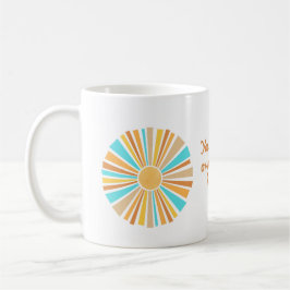 Boho Sun, Here Comes The Son, Retro Sunshine Koffiemok