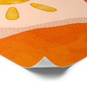 Boho Sun Kids kamer poster Cute Nursery Print (Hoek)