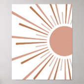 Boho Sun Kinder inrichting Poster (Voorkant)