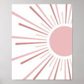 Boho Sun Kinder inrichting Poster (Voorkant)