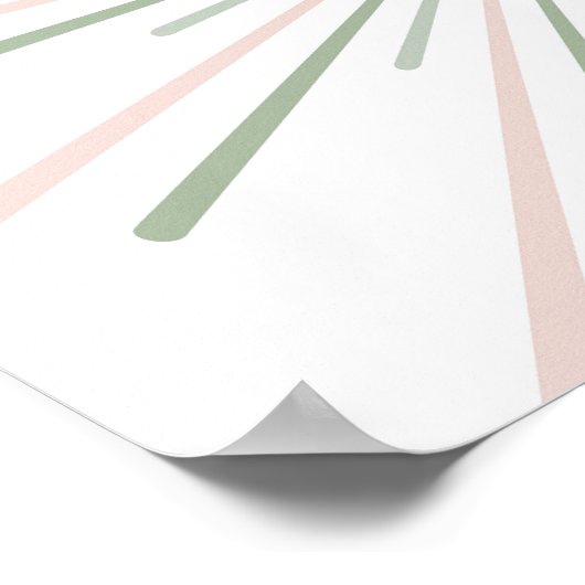 Boho Sun Kinder inrichting Poster (Hoek)