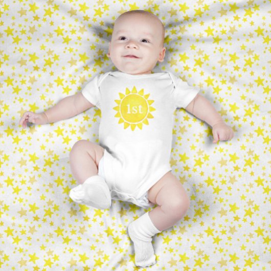 Boho Sun Little Sunshine Baby Bodysuit - 1e Geboor