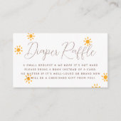 Boho Sun Little Sunshine Baby shower Informatiekaartje (Voorkant)