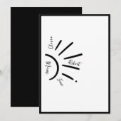 Boho Sun Moeder & Kinderen Zonnestralen Feestdagenkaart (Voorkant / Achterkant)